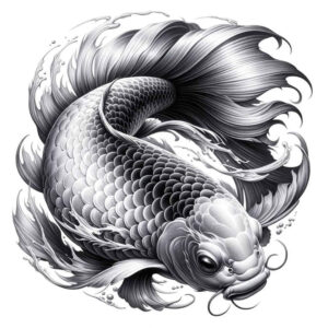 koi-in-garden-realism-subtle-gradients-for-foot – tattoo design ideas free ai generated – Gallery: koi-fish-inkby-ai