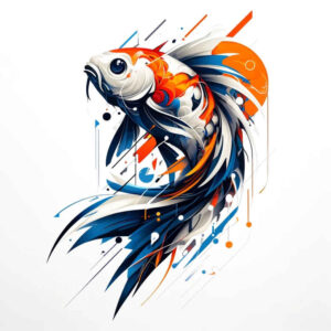 colorful-fish-realism-realistic-perspective-for-back – tattoo design ideas free ai generated – Gallery: koi-fish-inkby-ai