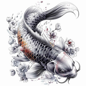 koi-luck-symbol-neotraditional-decorative-detail-for-triceps – tattoo design ideas free ai generated – Gallery: koi-fish-inkby-ai
