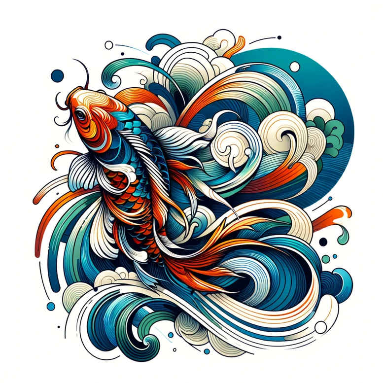 koi-strength-symbol-realism-skin-illusion-for-back-shoulder – tattoo design ideas free ai generated – Gallery: koi-fish-inkby-ai