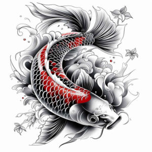 koi-and-water-lilies-realism-true-rendering-for-shin – tattoo design ideas free ai generated – Gallery: koi-fish-inkby-ai