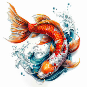 koi-fish tattoo design ideas ornate aquatic represents perseverance