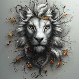 dynamic-lion – tattoo design ideas free ai generated – surrealism-distorted-reality – for-wrist – Gallery: lions-inkby-ai