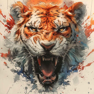 for-women – tattoo design ideas free ai generated – realism-living-skin – for-full-back – Gallery: lions-inkby-ai