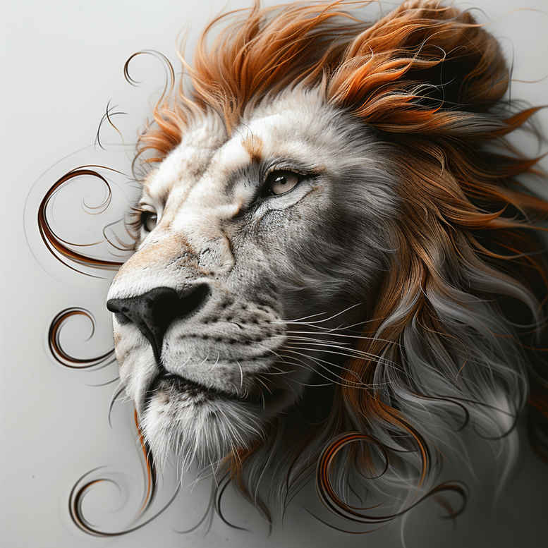 lion-and-pride – tattoo design ideas free ai generated – neotraditional-color-richness – for-shoulder-blade – Gallery: lions-inkby-ai