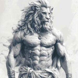 lion-and-pride – tattoo design ideas free ai generated – neotraditional-modern-classic – for-upper-thigh – Gallery: lions-inkby-ai