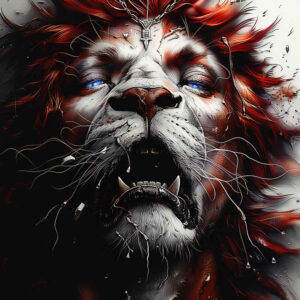 lion-and-pride – tattoo design ideas free ai generated – realism-realistic – for-upper-chest – Gallery: lions-inkby-ai