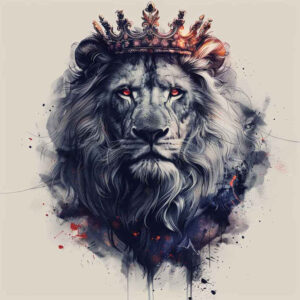 lion-as-symbol-of-courage – tattoo design ideas free ai generated – realism-moist-gloss – for-upper-arm – Gallery: lions-inkby-ai
