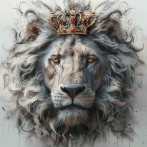 lion-in-shadow – tattoo design ideas free ai generated – neotraditional-soft-blending – for-knee – Gallery: lions-inkby-ai