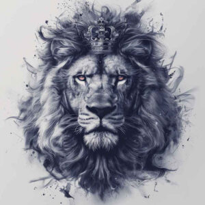 lion-tattoo-design – tattoo design ideas free ai generated – neotraditional-crisp-lines – for-hand – Gallery: lions-inkby-ai