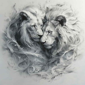 lion-with-detail-for-men – tattoo design ideas free ai generated – realism-photo-realistic – for-wrist – Gallery: lions-inkby-ai