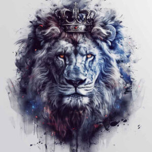 lion-with-detail – tattoo design ideas free ai generated – neotraditional-decorative-detail – for-temple – Gallery: lions-inkby-ai