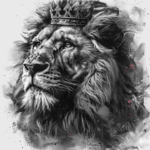 lion-with-feathers – tattoo design ideas free ai generated – realism-high-definition – for-back-shoulder – Gallery: lions-inkby-ai
