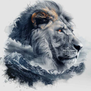 lion-with-power – tattoo design ideas free ai generated – neotraditional-accent-shading – for-wrist-side – Gallery: lions-inkby-ai
