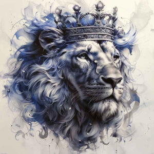 lions tattoo design ideas dramatic lighting artistic for full back