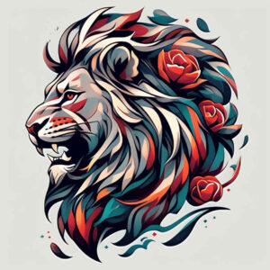 lions tattoo design ideas Realism realistic structure artistic for lower arm