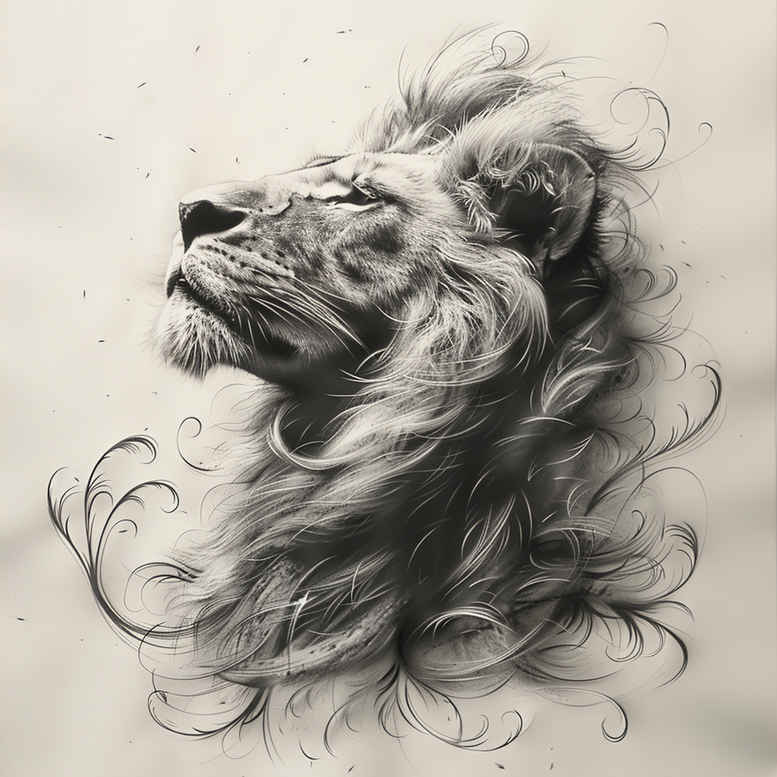 lions tattoo design ideas classic motifs fierce expression for fingers