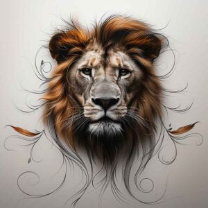 lions tattoo design ideas glossy fierce for back shoulder