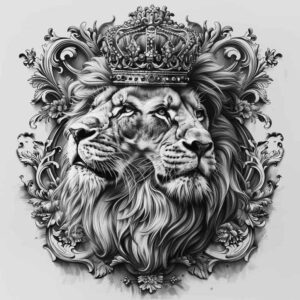 lions tattoo design ideas Surrealism transcendent fierce for side