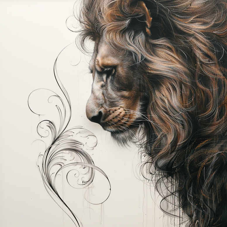 lions tattoo design ideas Realism photographic quality fierce gaze for collarbone