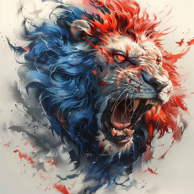 lions tattoo design ideas Realism high definition majestic embodying determination