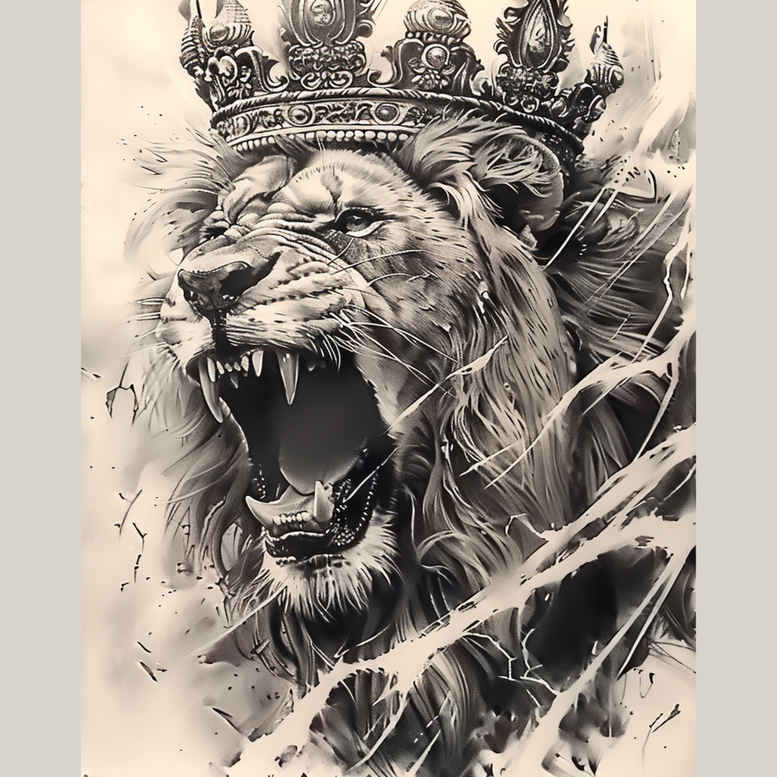 lions tattoo design ideas vivid hues mane for forearm