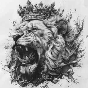 lions tattoo design ideas saturated muscular for upper shoulder