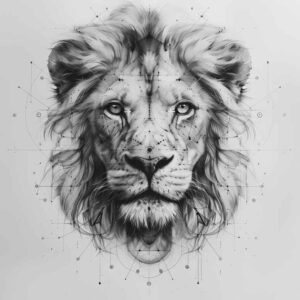 lions tattoo design ideas clean fill powerful meaning courage