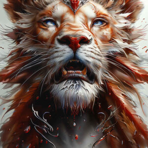 lions tattoo design ideas clean lines protective for triceps