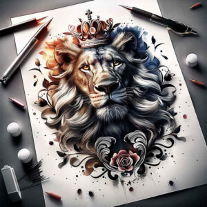 lions tattoo design ideas bold protective symbolising perseverance