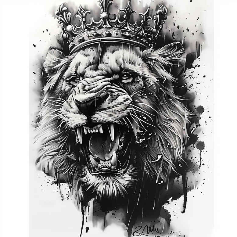 lions tattoo design ideas ethereal regal symbol of endurance