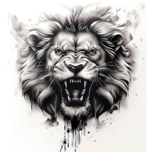 lions tattoo design ideas clean fill strength symbol for wrist