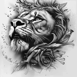 lions tattoo design ideas low-key symbolic meaning endurance