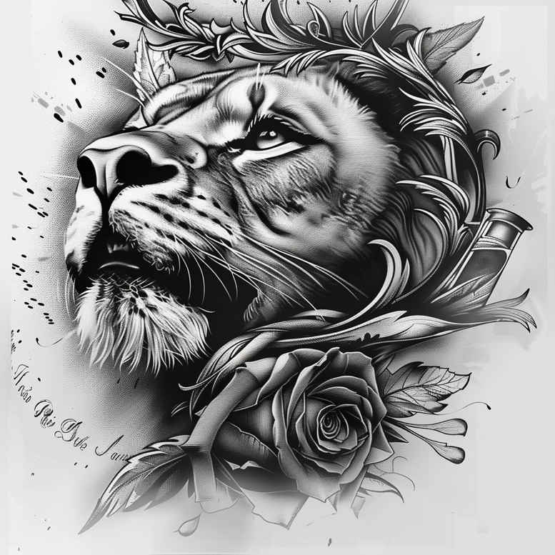 lions tattoo design ideas low-key symbolic meaning endurance