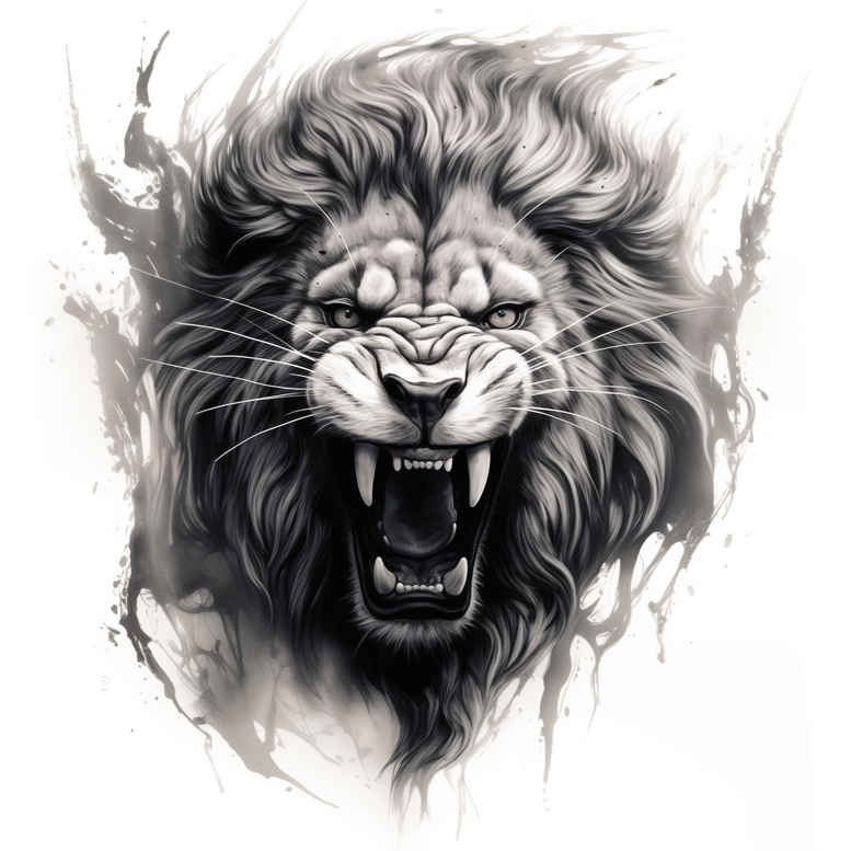 lions tattoo design ideas refined lines symbolic represents courage