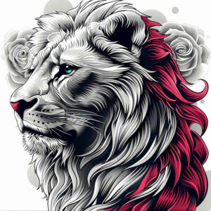 lions tattoo design ideas Realism illusion of depth symbolic stands for courage