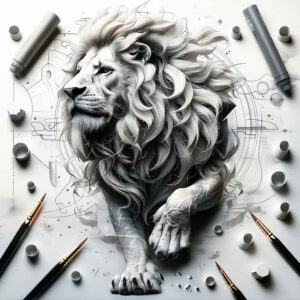 lions tattoo design ideas razor-sharp tribal motifs for chest