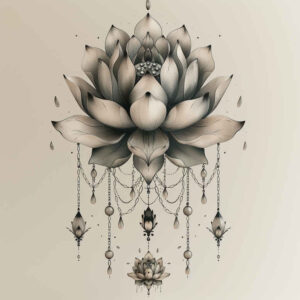 lotus-balance-symbol – tattoo design ideas free ai generated – essential – for-back – Gallery: lotuses-inkby-ai