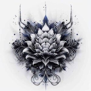 lotus-balance-symbol – tattoo design ideas free ai generated – petite – for-triceps – Gallery: lotuses-inkby-ai