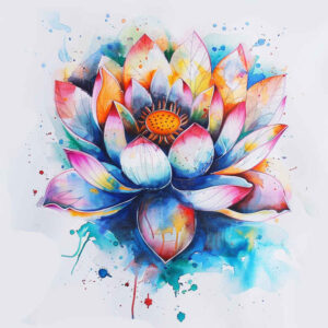 lotus – tattoo design ideas free ai generated – compact – for-knee – Gallery: lotuses-inkby-ai