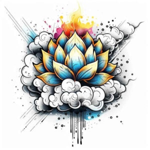 lotuses tattoo design ideas airy touch artistic detail embodying determination