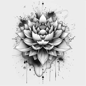 lotuses tattoo design ideas airy botanical courage and power
