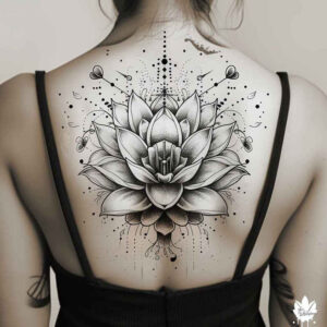 lotuses tattoo design ideas empty space delicate symbolising strength