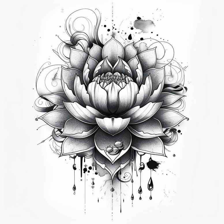 lotuses tattoo design ideas refined ink elegant for lower back