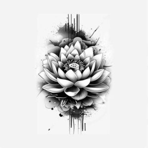 lotuses tattoo design ideas whisper line floral symbol of endurance