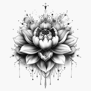 lotuses tattoo design ideas petite flowing lines for fingers