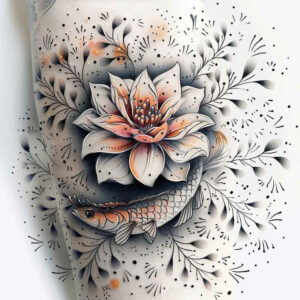 lotuses tattoo design ideas little tattoo flowing lines symbol of determination