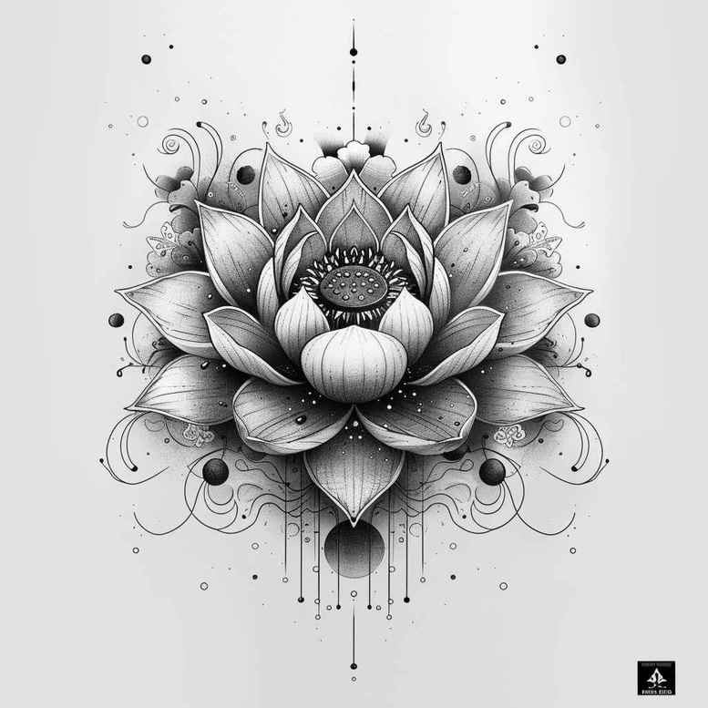lotuses tattoo design ideas elegant gentle endurance and power