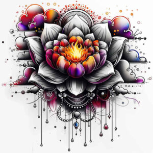 lotuses tattoo design ideas pure design light shading for upper arm