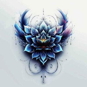 lotuses tattoo design ideas micro symbol naturalistic for lower leg